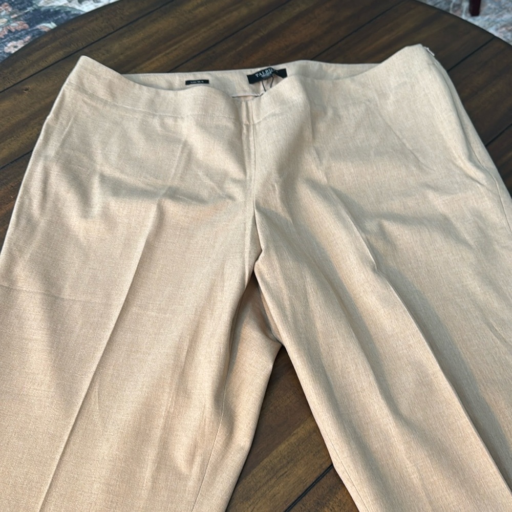Talbots Tan Straight Leg Pants
